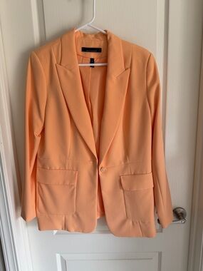 White House Black Market Peach Blazer